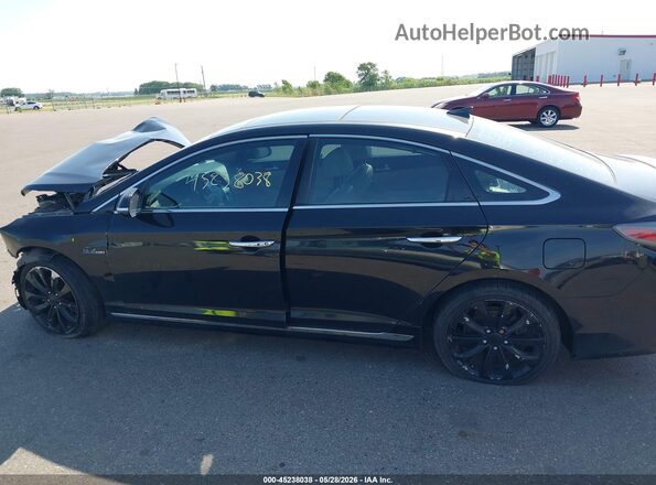 KMHE34L10GA017177 2016 HYUNDAI SONATA HYBRID Black 