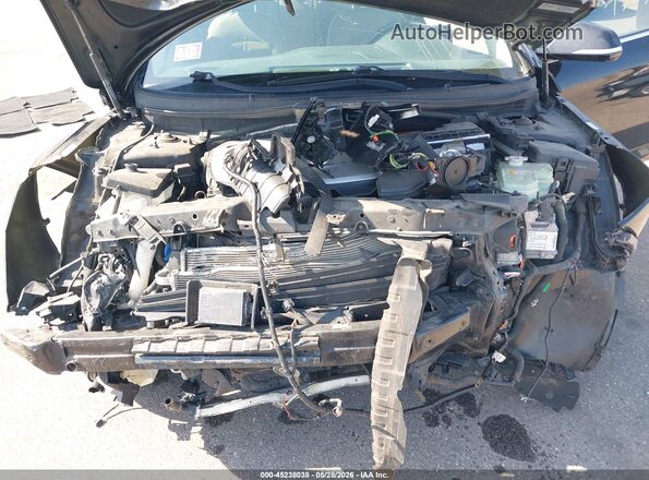 KMHE34L10GA017177 2016 HYUNDAI SONATA HYBRID Black Vista trasera