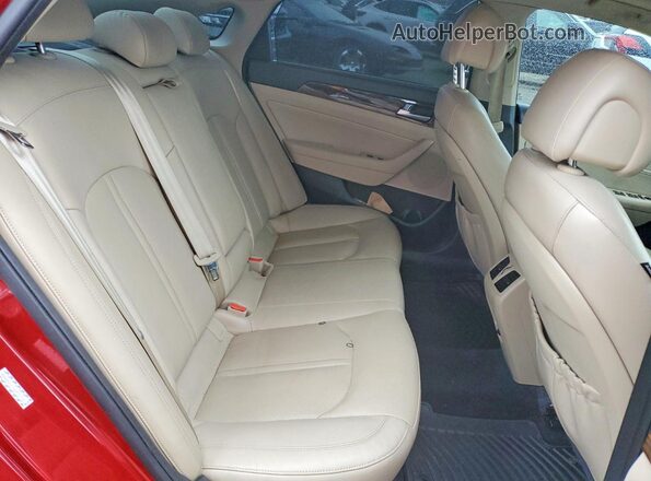 KMHE34L17GA017774 2016 HYUNDAI SONATA Red 