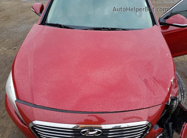 KMHE34L17GA017774 2016 HYUNDAI SONATA Red 