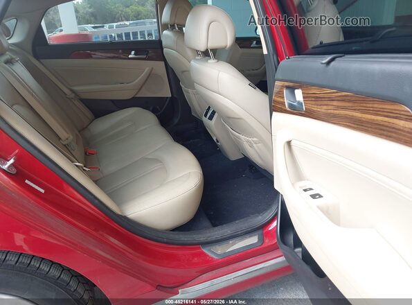 KMHE34L19GA017811 2016 HYUNDAI SONATA HYBRID Red VIN sticker view