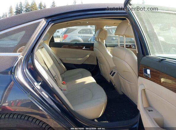 KMHE34L31HA077231 2017 HYUNDAI SONATA HYBRID Dark Blue Вид наклейки с VIN-кодом