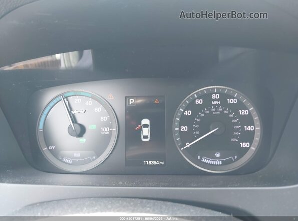 KMHE34L33HA067624 2017 HYUNDAI SONATA HYBRID Black Vista de los asientos traseros