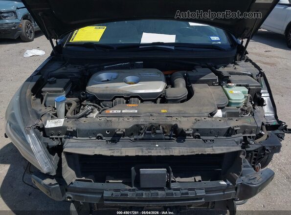 KMHE34L33HA067624 2017 HYUNDAI SONATA HYBRID Black Vista trasera