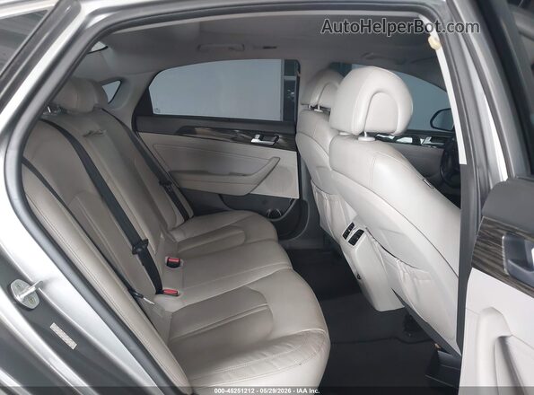 KMHE34L36HA067861 2017 HYUNDAI SONATA HYBRID Silver Vista de la etiqueta del VIN