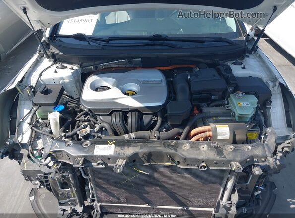 KMHE34L39KA092390 2019 HYUNDAI SONATA HYBRID White 