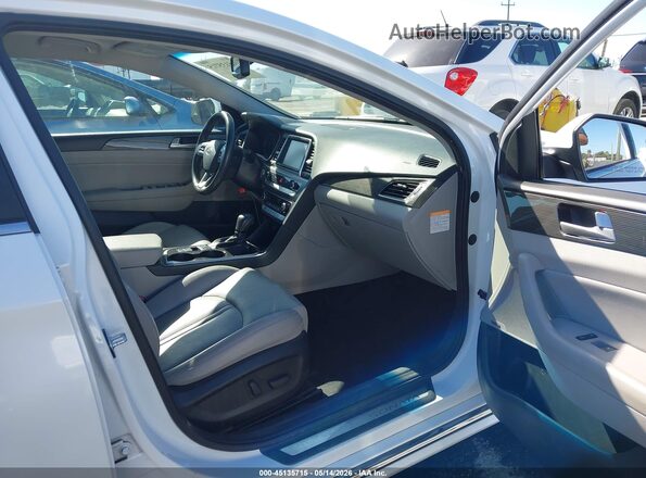 KMHE54L23KA090250 2019 HYUNDAI SONATA PLUG-IN HYBRID White Vista interior delantera