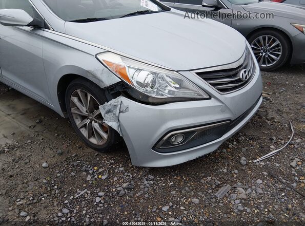KMHFG4JG8HA587705 2017 HYUNDAI AZERA Серебряный Вид спереди