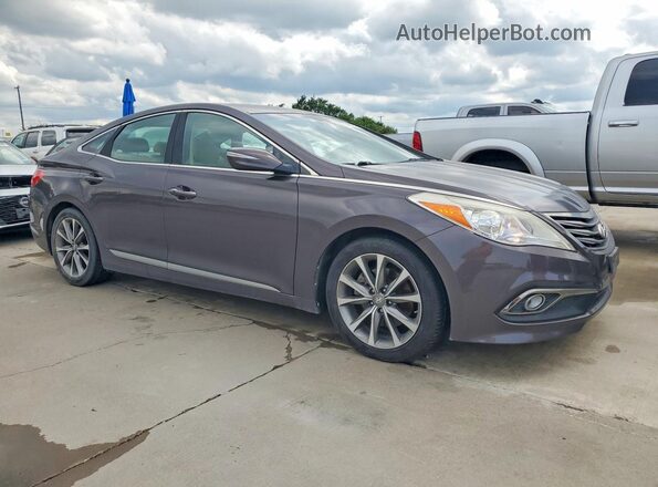 KMHFG4JG9GA501090 2016 HYUNDAI AZERA Brown Передня права чверть