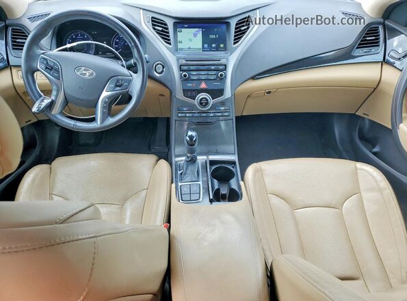KMHFG4JG9GA501090 2016 HYUNDAI AZERA Brown Вид панелі приладів