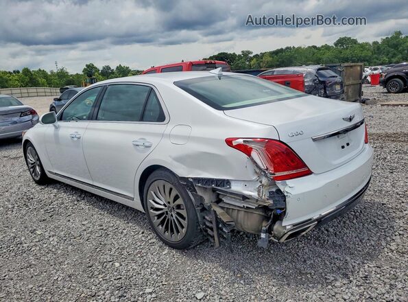 KMHG34JA6HU033850 2017 GENESIS G90 Белый Задняя левая четверть