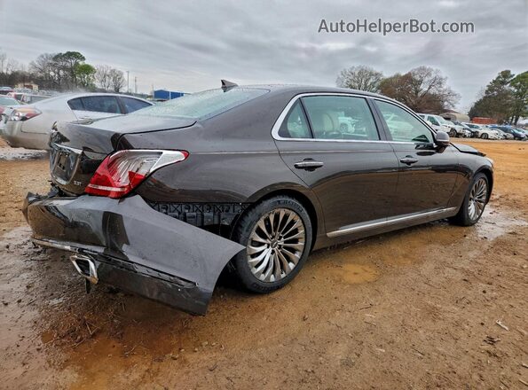KMHG34JAXHU026688 2017 GENESIS G90 Brown Задня права чверть