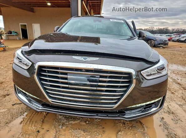 KMHG34JAXHU026688 2017 GENESIS G90 Brown Вид спереду