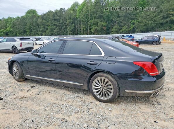 KMHG54JH3HU028368 2017 GENESIS G90 Black Tył lewy