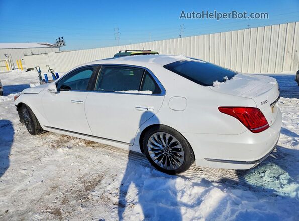KMHG54JH4JU044679 2018 GENESIS G90 White Trasero izquierdo