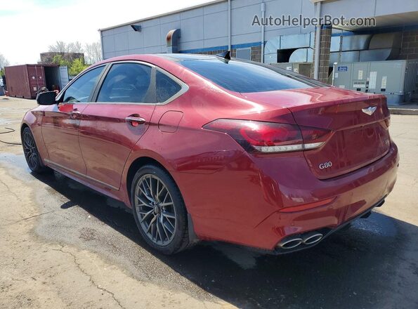 KMHGN4JB1JU226044 2018 GENESIS G80 Burgundy 