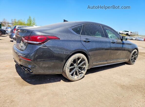 KMHGN4JB7JU251966 2018 GENESIS G80 Charcoal 
