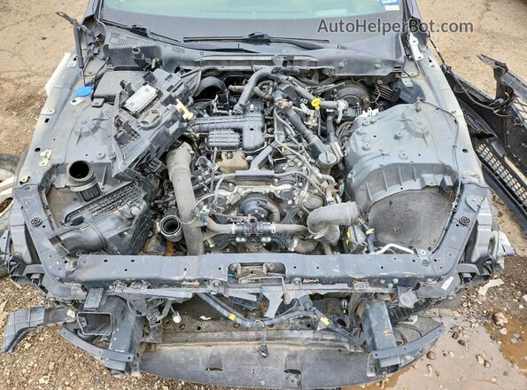 KMHGN4JB7KU300293 2019 GENESIS G80 Gray Widok wnętrza z tyłu