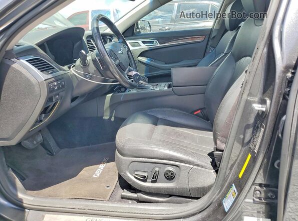 KMHGN4JE0JU235442 2018 GENESIS G80 Серый 