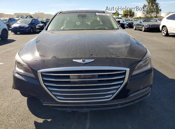 KMHGN4JE3GU129110 2016 HYUNDAI GENESIS Black 