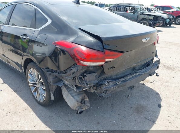 KMHGN4JE3HU174730 2017 GENESIS G80 Black Vista frontal