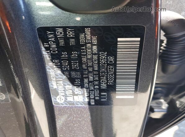 KMHGN4JE3KU296902 2019 GENESIS G80 Black 