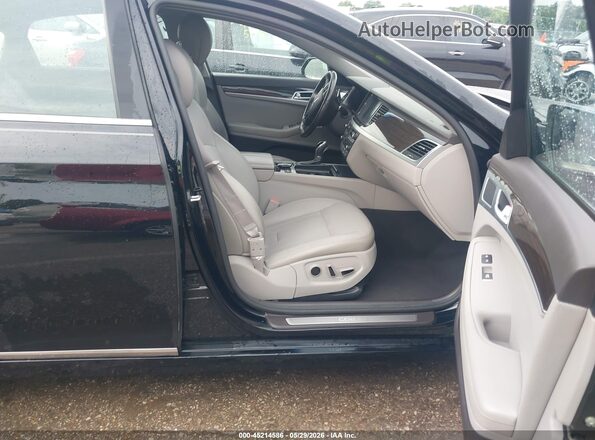 KMHGN4JE5GU136446 2016 HYUNDAI GENESIS Black Սալոնի դիմացի տեսք