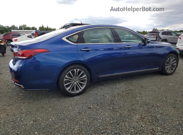 KMHGN4JEXGU138984 2016 HYUNDAI GENESIS Blue 