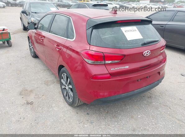 KMHH35LE2LU123662 2020 HYUNDAI ELANTRA GT Red უკანა მარცხენა
