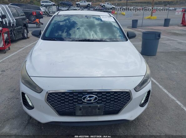 KMHH35LE3JU050167 2018 HYUNDAI ELANTRA GT White Вид щитка приладів