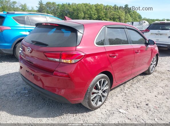KMHH35LE3KU116492 2019 HYUNDAI ELANTRA GT Красный Задняя правая четверть