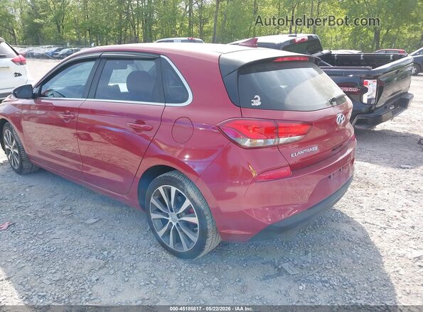KMHH35LE3KU116492 2019 HYUNDAI ELANTRA GT Красный Задняя левая четверть