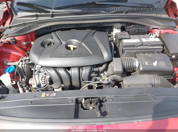 KMHH35LE3KU116492 2019 HYUNDAI ELANTRA GT Красный Вид сзади