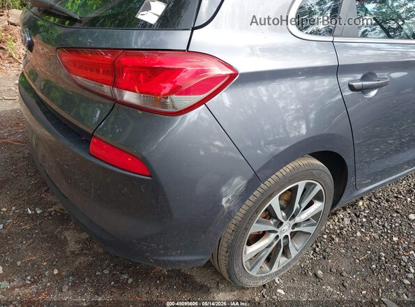 KMHH35LE4JU034768 2018 HYUNDAI ELANTRA GT Gray Widok z przodu
