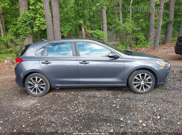 KMHH35LE4JU034768 2018 HYUNDAI ELANTRA GT Gray Widok wnętrza z tyłu