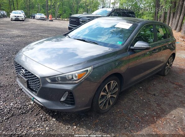 KMHH35LE4JU034768 2018 HYUNDAI ELANTRA GT Gray Przód lewy