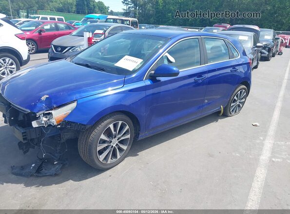 KMHH35LE4KU095149 2019 HYUNDAI ELANTRA GT Blue Vista tres cuartos delantera izquierda