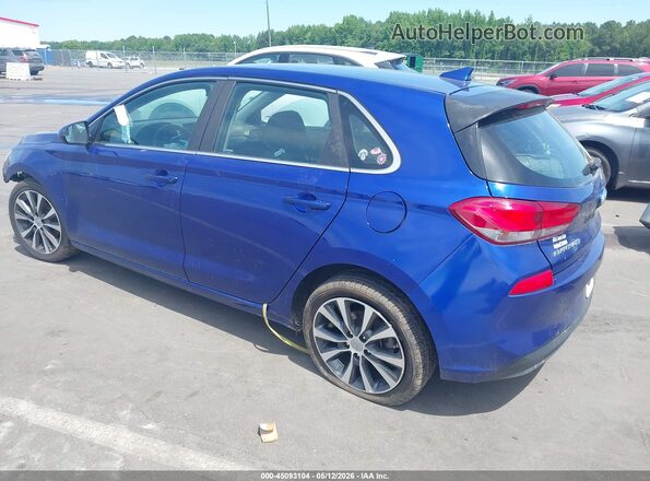 KMHH35LE4KU095149 2019 HYUNDAI ELANTRA GT Blue Trasero izquierdo