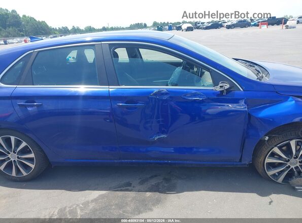 KMHH35LE4KU095149 2019 HYUNDAI ELANTRA GT Blue Vista interior trasera