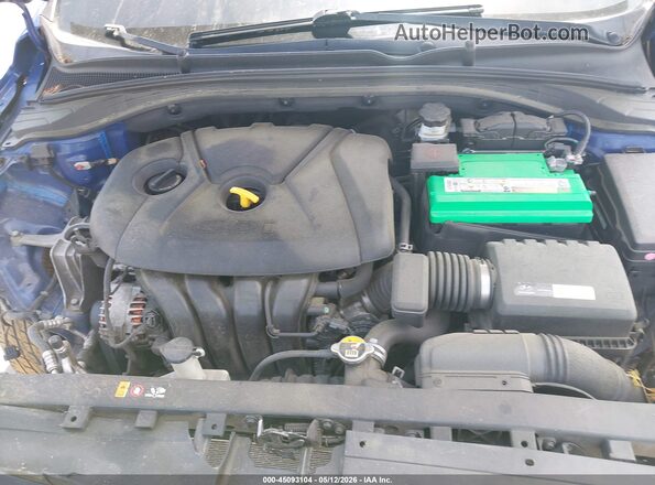 KMHH35LE4KU095149 2019 HYUNDAI ELANTRA GT Blue Vista trasera