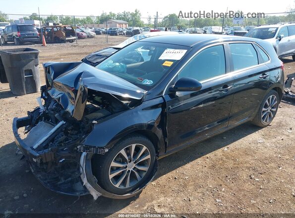 KMHH35LE4KU117408 2019 HYUNDAI ELANTRA GT Black Передня ліва чверть