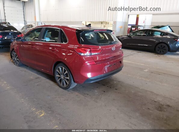 KMHH35LE5JU015307 2018 HYUNDAI ELANTRA GT Красный Задняя левая четверть