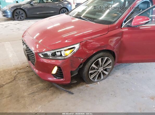 KMHH35LE5JU015307 2018 HYUNDAI ELANTRA GT Красный Вид спереди