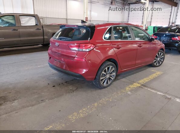 KMHH35LE5JU015307 2018 HYUNDAI ELANTRA GT Красный Задняя правая четверть