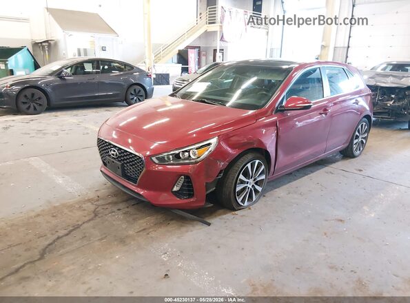 KMHH35LE5JU015307 2018 HYUNDAI ELANTRA GT Красный Передняя левая четверть