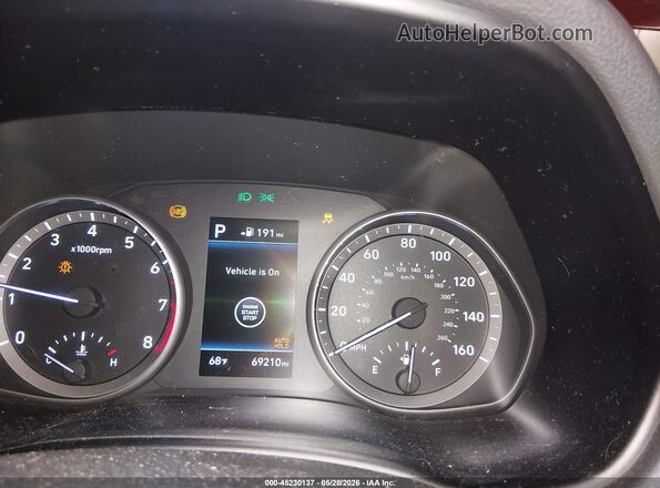 KMHH35LE5JU015307 2018 HYUNDAI ELANTRA GT Красный Вид задних сидений