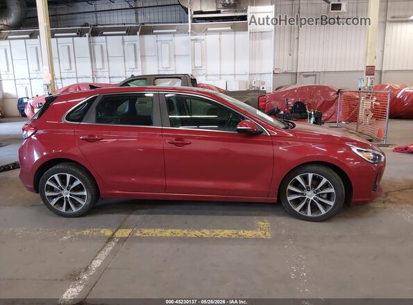 KMHH35LE5JU015307 2018 HYUNDAI ELANTRA GT Красный Панорамный вид салона 360°