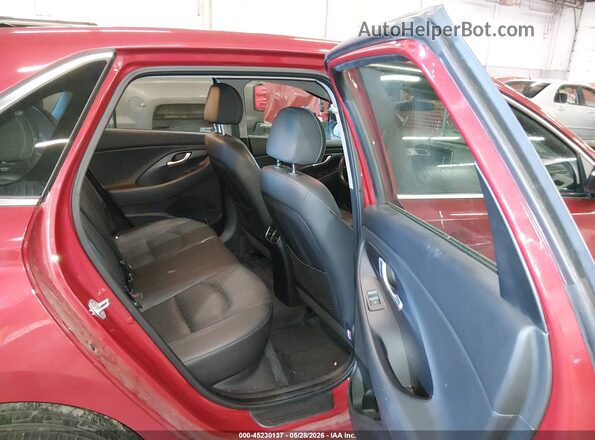 KMHH35LE5JU015307 2018 HYUNDAI ELANTRA GT Красный Вид наклейки с VIN-кодом