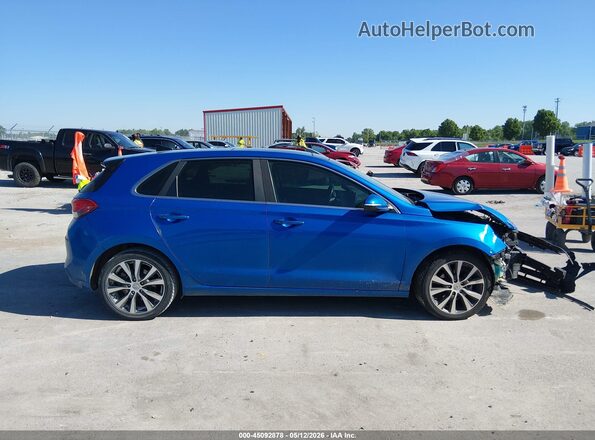 KMHH35LE5JU043253 2018 HYUNDAI ELANTRA GT Синий Вид задней части салона