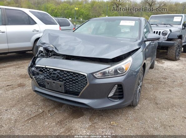 KMHH35LE6JU067089 2018 HYUNDAI ELANTRA GT Gray წინა ხედი